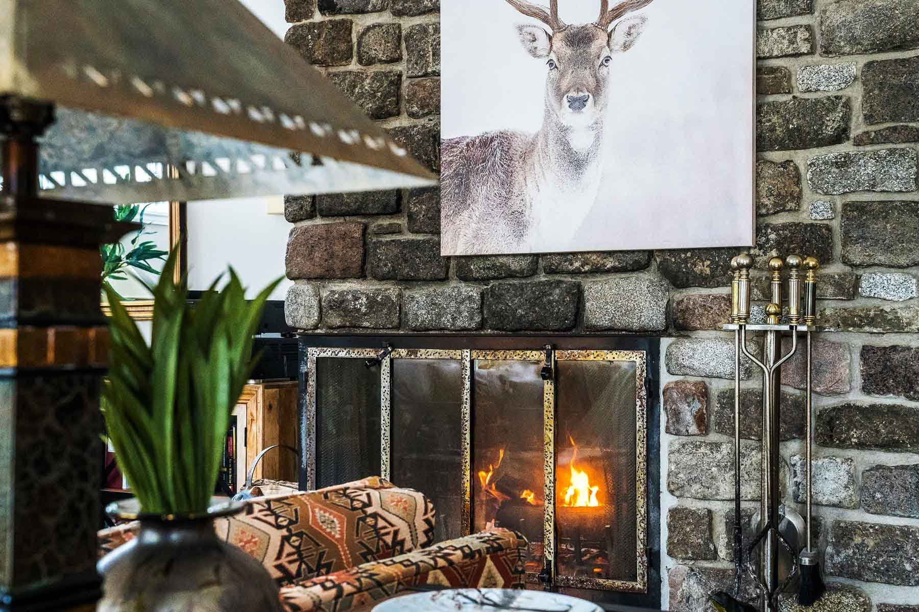 A real estate photo vignette in The Blue Mountains, Ontario taken by Elevated Photos Canada.