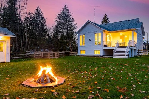 Play twilight real estate photo in Wasaga Beach Ontario.