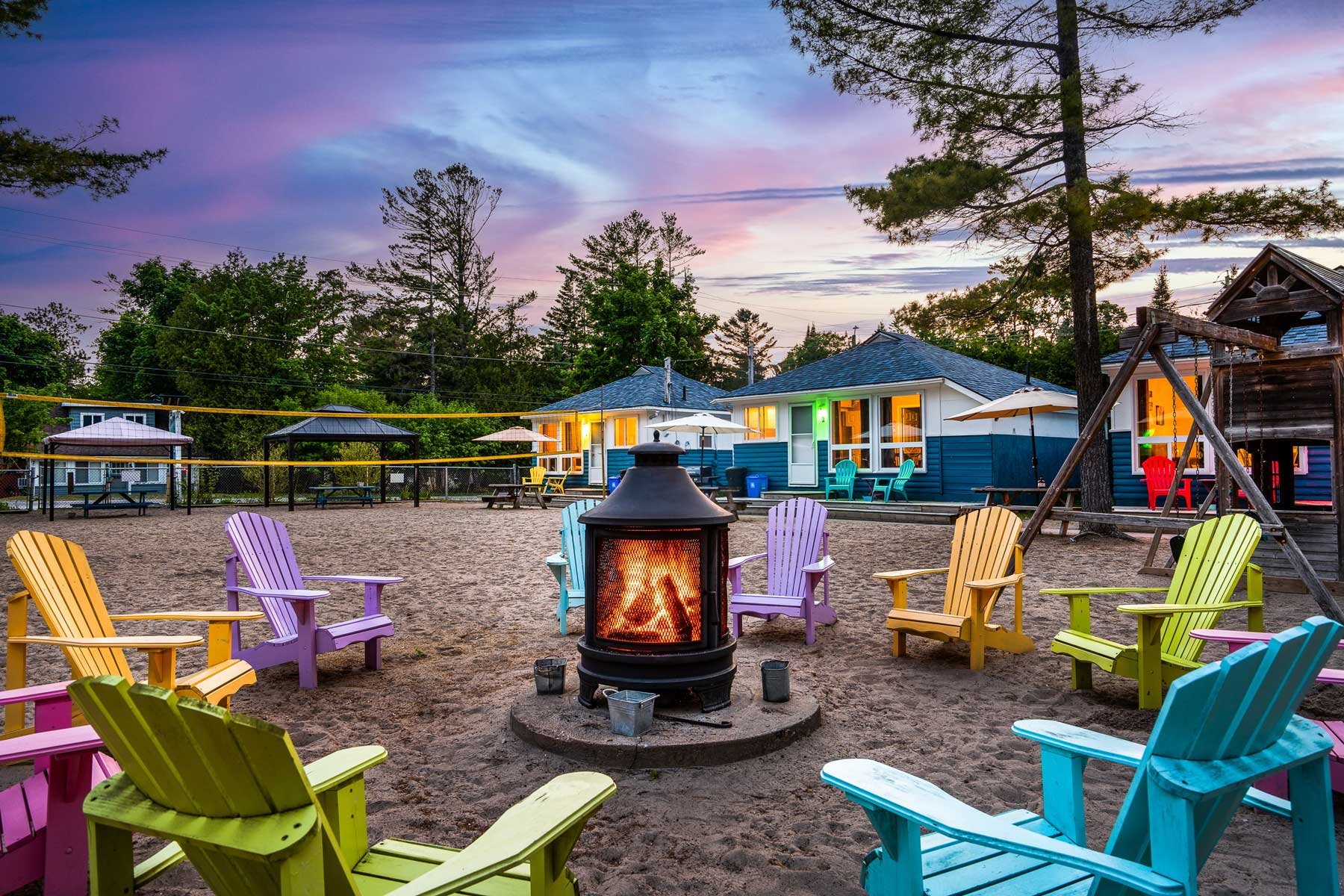 A real estate photo in Wasaga Beach, Ontario taken by Elevated Photos Canada.